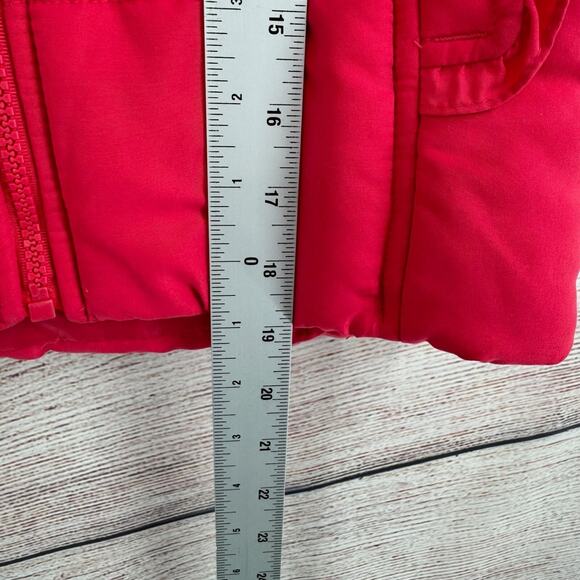 Osh‎ Kosh b'Gosh Floral Hooded Ruffled Puffer Jacket Girl's M 6/8 Pink - Picture 12 of 13
